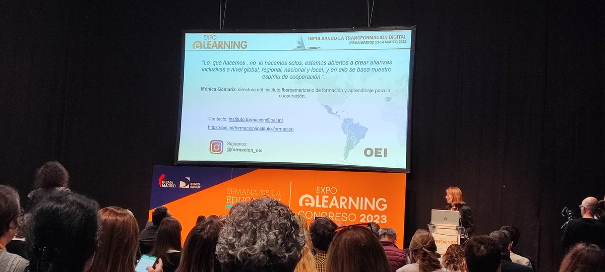 Con muchas expectativas en la inauguración del Congreso Expoelearning <a href="/IFEMA/">IFEMA MADRID</a> <a href="/expoelearning/">EXPOELEARNING</a>