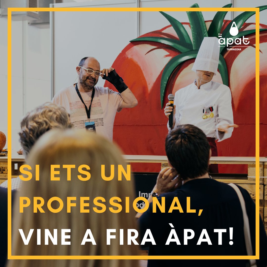 ➡️ Si tens una botiga, entrada gratis! 

Fira ÀPAT és el present i el futur del sector de l’alimentació catalana. 💪 

📣 Descarrega’t les entrades de Fira ÀPAT Tarragona 2023 al següent enllaç! 📣 bitly.ws/zgQu

#firaapat #firaapat2023 #fira #tarragona #entrades