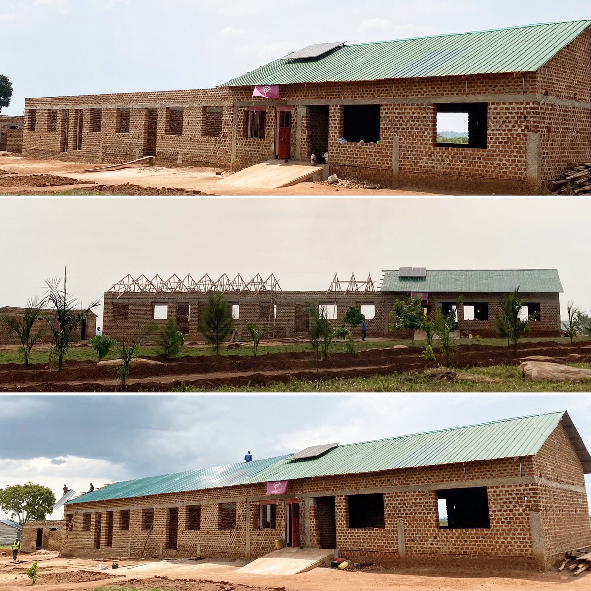 SEETGF's tweet photo. Progress! The Luena Block is almost complete! This classroom block is serving up to 200 beneficiaries this year! We are so excited as we near completion. 
We appreciate @luenafoundation for raising the funds to set up this four classroom block #teenagemothers #stgf #luukadistrict https://t.co/tSmJ3nh8bE