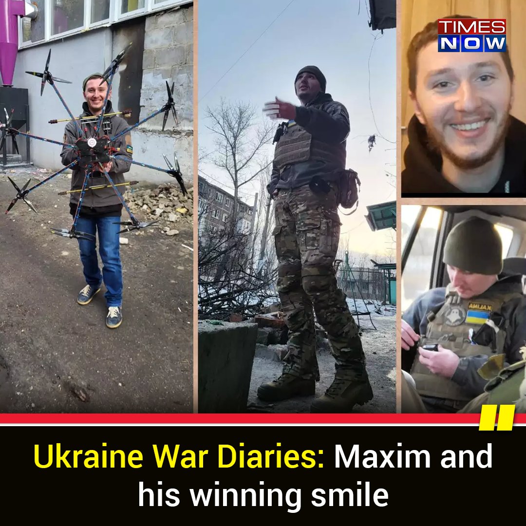 TIMES NOW on X: #Ukraine War Diaries: Maxim and his winning smile. Read  More: t.coCIazV1Tt9j t.corgy6Cq6nYt  X