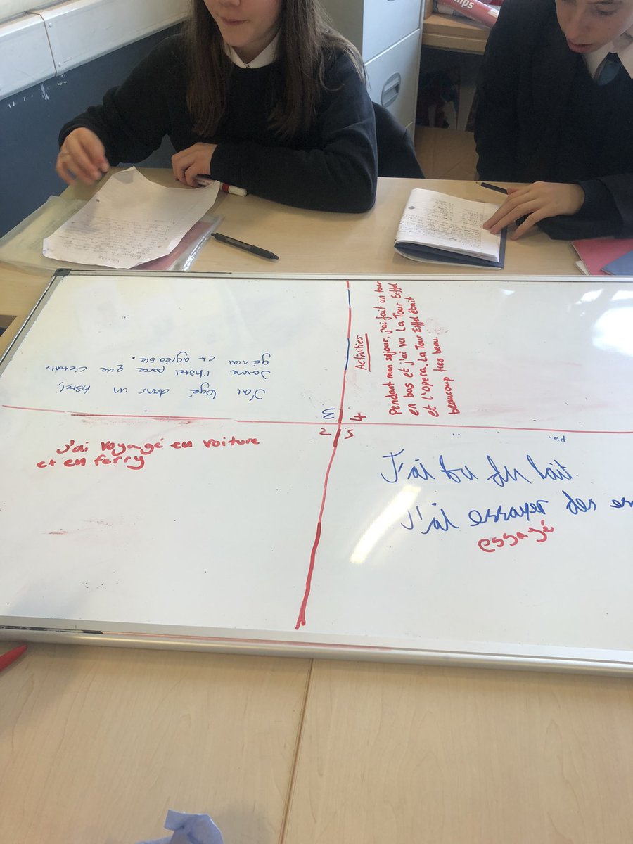 MmePierre1's tweet photo. S2 improving and correcting each other’s writing. #peermarking #feedback https://t.co/eZNtgvtQnB