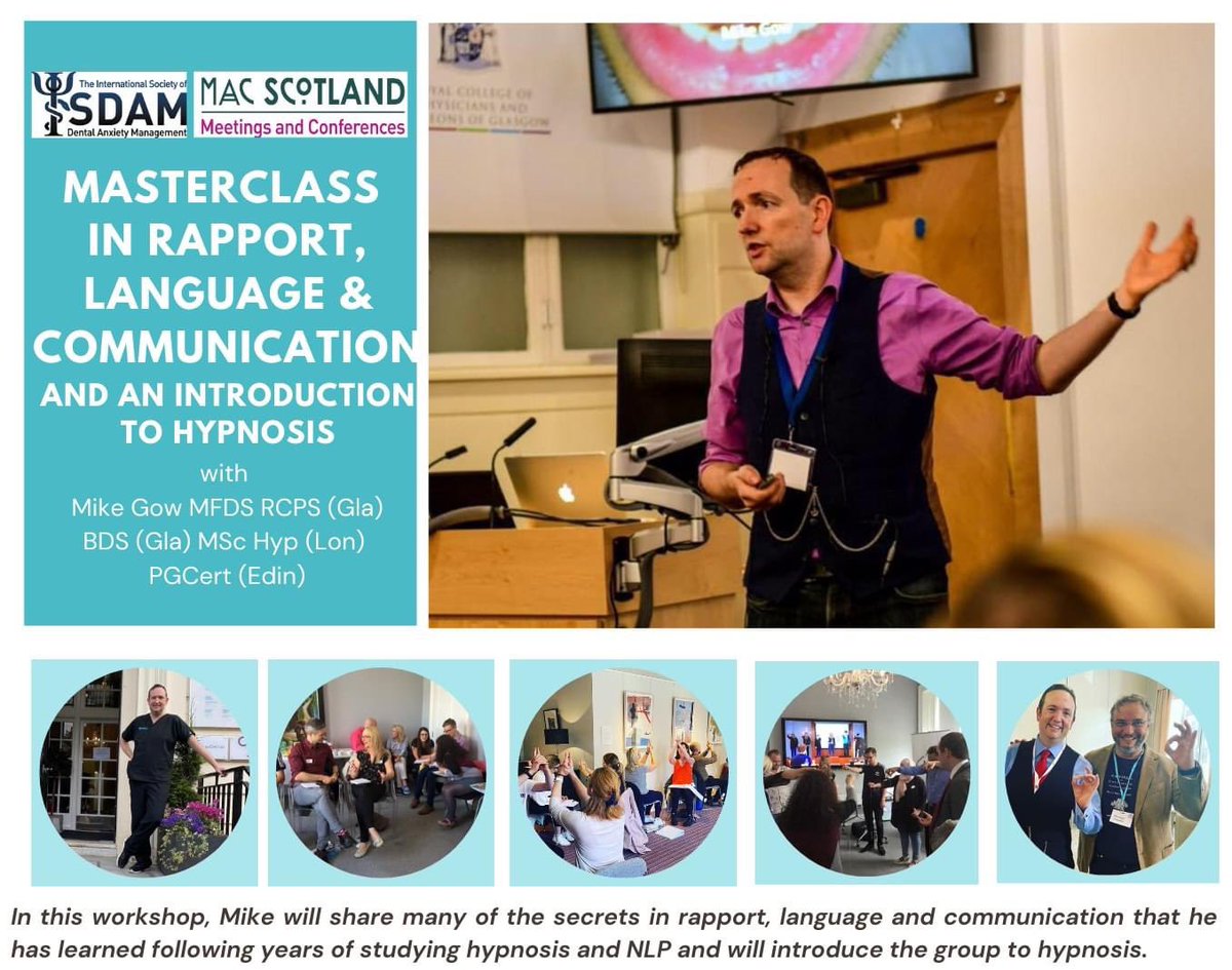 Time is running out to book for Manchester on April 15th. Act now! Contact MacScotland@outlook.com today.