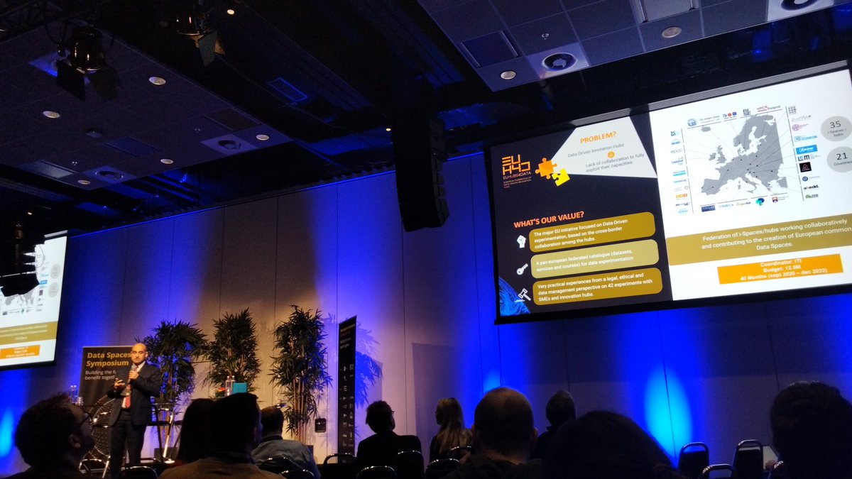 LiliBeltranB's tweet image. We&apos;ve presented this morning to the #DataSpaceSymposium audience, the value of EUH4D federation and the agenda for the @EuHubs4 #dataforum2023 (3rd edition of our event).

@ITI_TIC 
@dsaezdomingo 
@ids_association 
@TNO_Research
