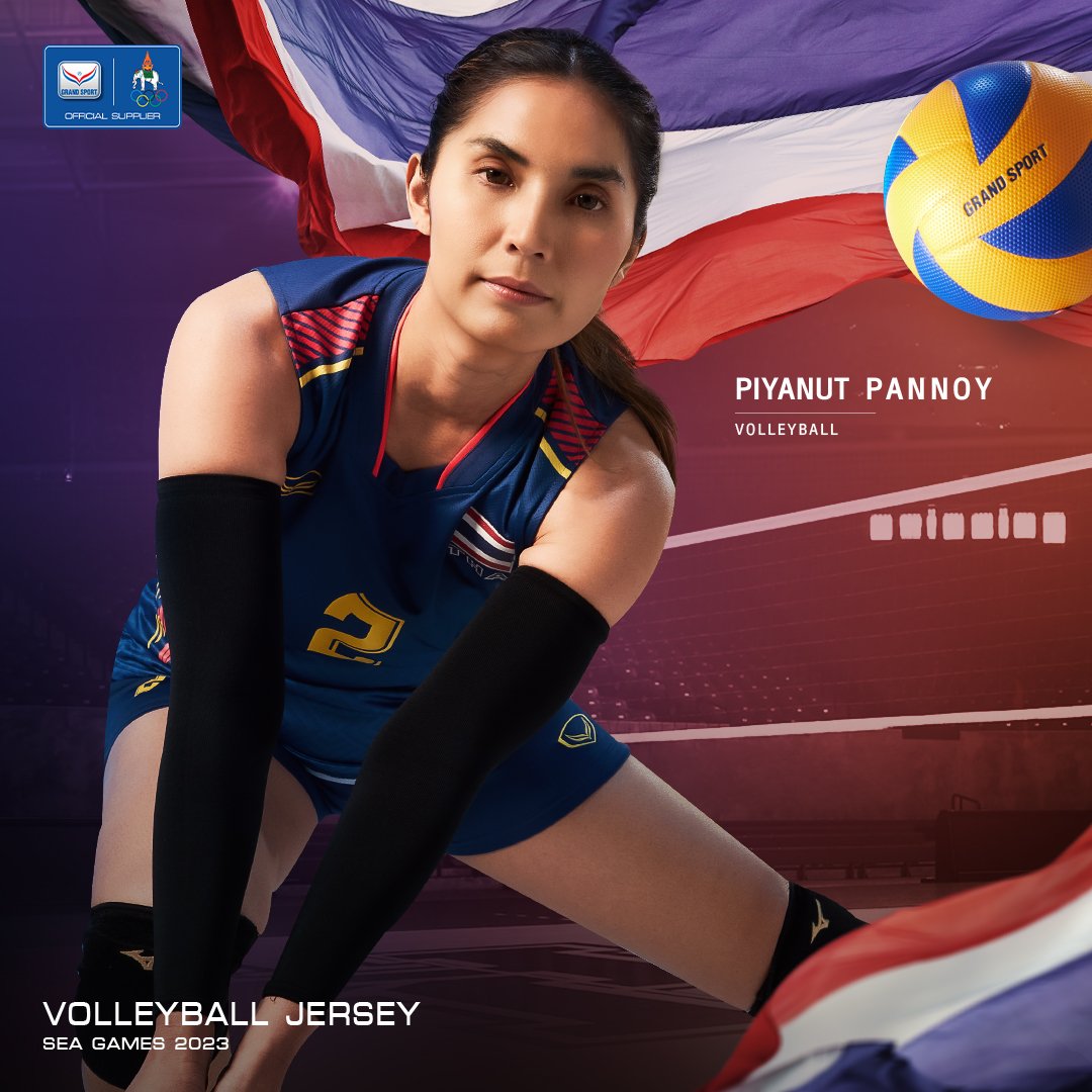 thaivolley_tva's tweet photo. ชุดแข่งขันวอลเลย์บอลหญิงทีมชาติไทย ในศึกซีเกมส์ 2023 มาแล้ว
#วอลเลย์บอลหญิง #วอลเลย์บอลหญิงทีมชาติไทย #BeyondTheSpirit #เหนือกว่าคำว่าสปิริต #GrandSport #ส่งใจเชียร์ไทย #SEAGames2023 https://t.co/97AjBE4gf0