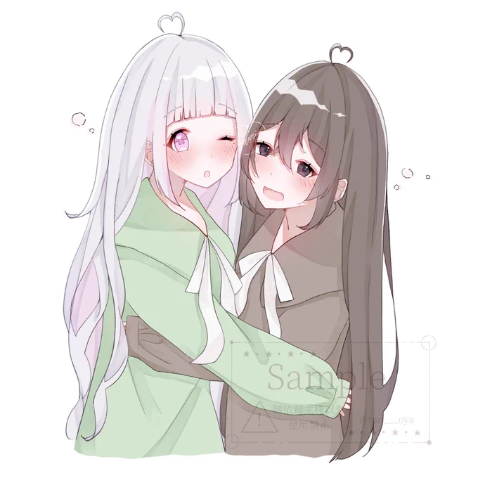 こちらの簡易イラスト納品しました!!普段はくくっている髪の毛をほどくというご希望は初めてでしたが可愛くお描きできたのでよかったです#有償依頼 