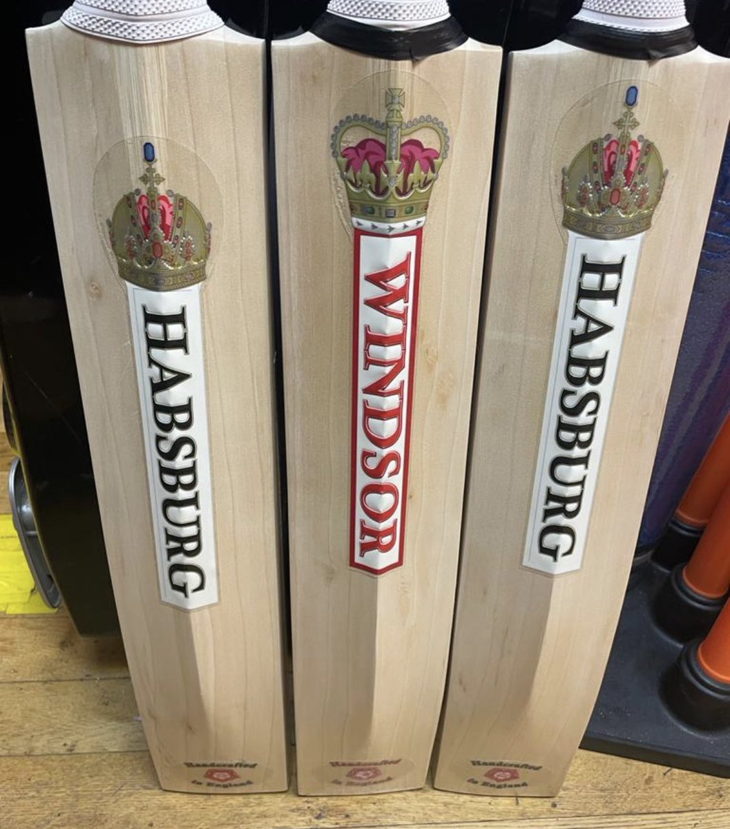WG Willow #cricket bats instock inshop #handmadeinengland #cricketers Habsburg Windsor #cricketbats