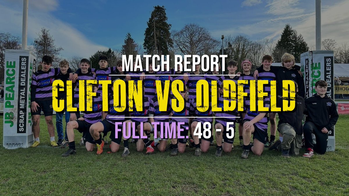 An amazing achievement from the whole squad, celebrated in style and a lovely gift for all the Mothers that came along to support!!😊

To read the full match report, head to our website article: cliftonrugby.co.uk/news/match-rep…

#cliftonrfc #cliftonrugby #cliftonu14s #champions