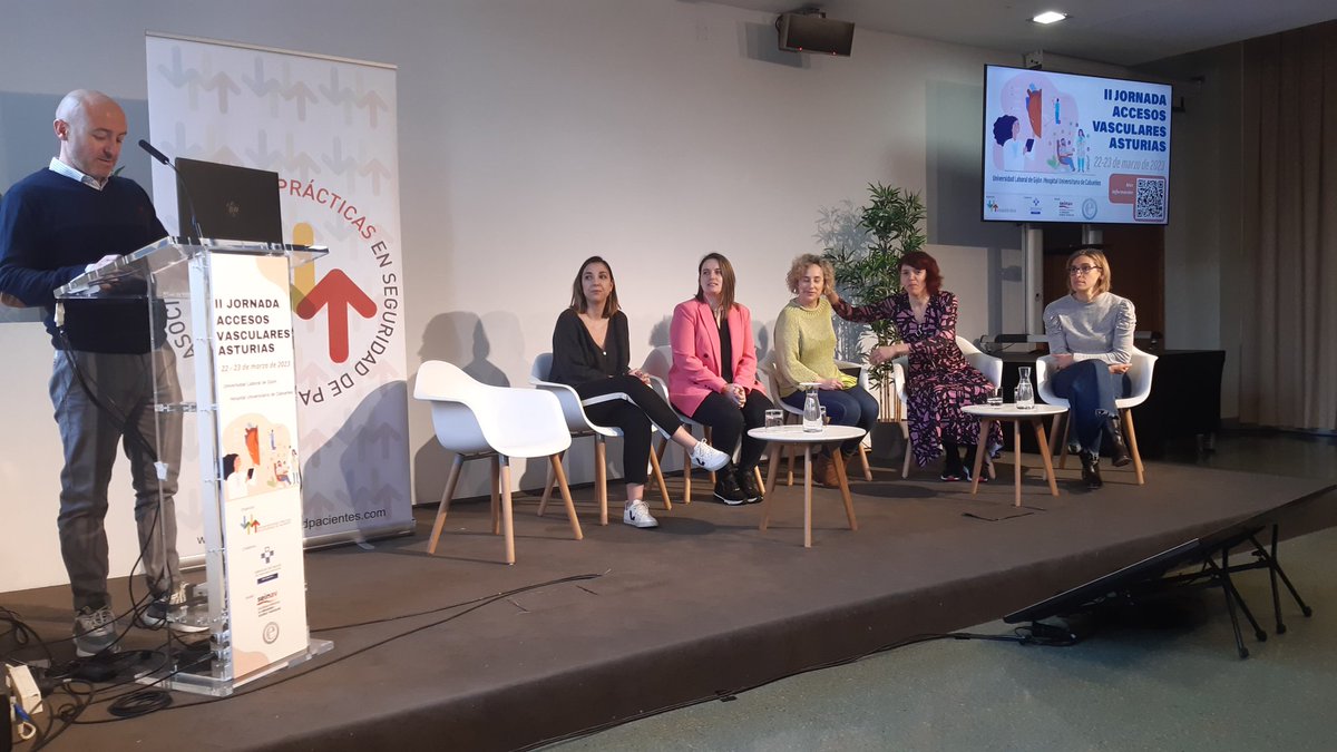 ZuazoMiren's tweet photo. Una mesa muy interesante.  #II_JAccesosVasculAstur.@BelenSumi @ArantzaArroita @santamarinaospi @SEINAV_ @SonoSamMD @CCR_BPSOAst https://t.co/lXxzrBnHNN