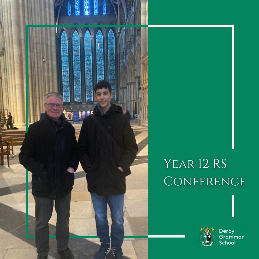DerbyGrammar's tweet photo. Earlier this month we took the A-level RS students to York to hear Dr Peter Vardy talk about some challenging subjects
and finished our day with a trip to the York Minister.
#WhereyouBelong #DerbySixthForm #DerbyLearning https://t.co/QxVNpjovZ5