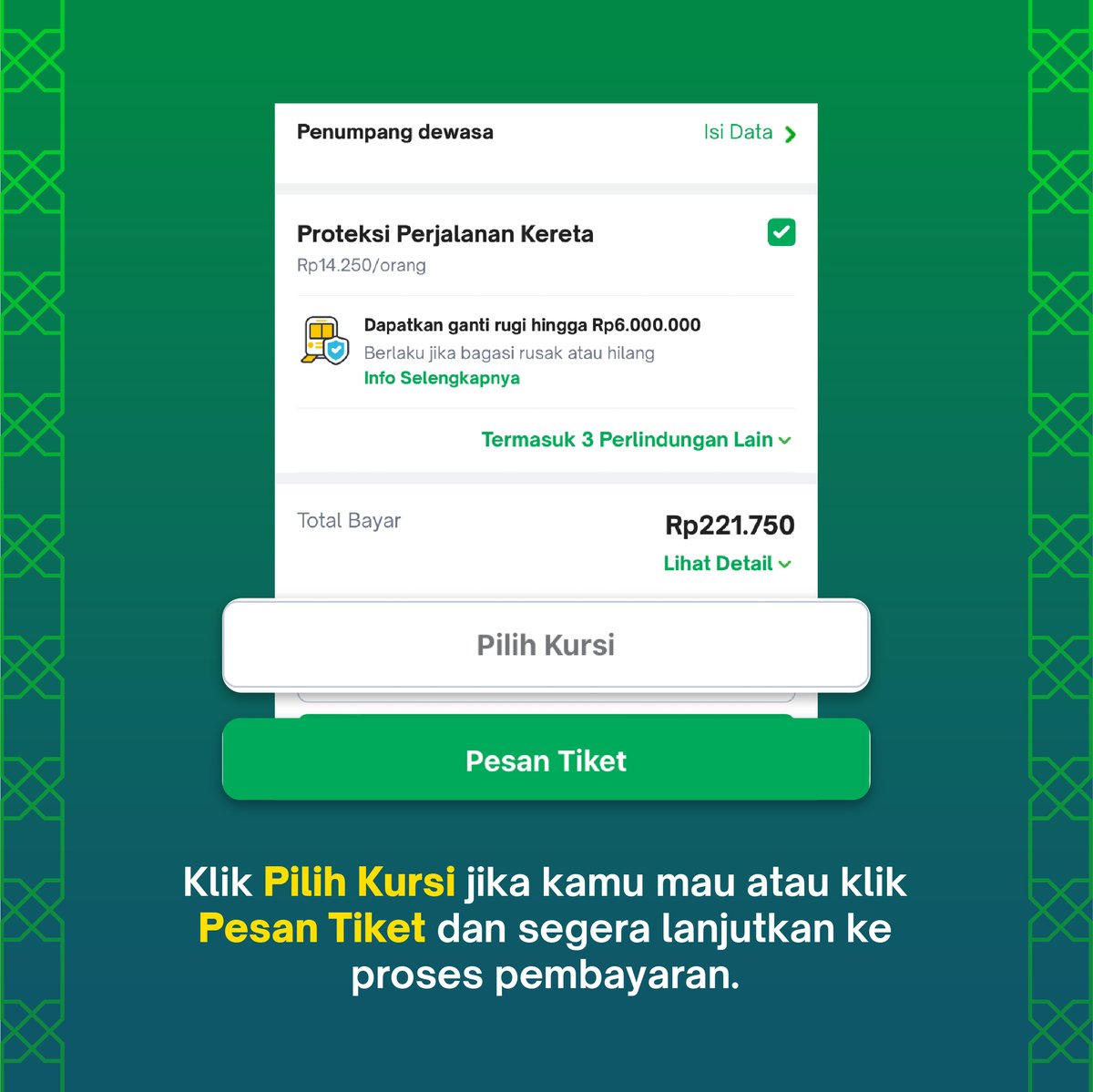 TokopediaCare's tweet image. Pasti setiap mudik ada ceritanya kan Toppers. Jadi kepingin cepet-cepet mudik 😙

Toppers yang mau mudik naik kereta juga bisa lho beli tiketnya di Tokopedia! Nih caranya 👇

#TokopediaInfo #TiketKereta #Mudik