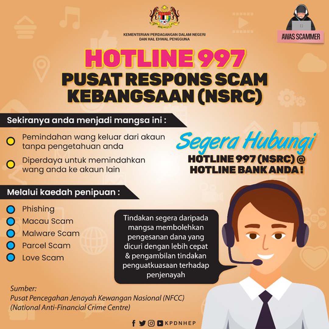 Asrul Muzaffar🇲🇾 on X: "@1794aisyah Contact National Scam Response Centre  https://t.co/2SyDuUHcQh" / X