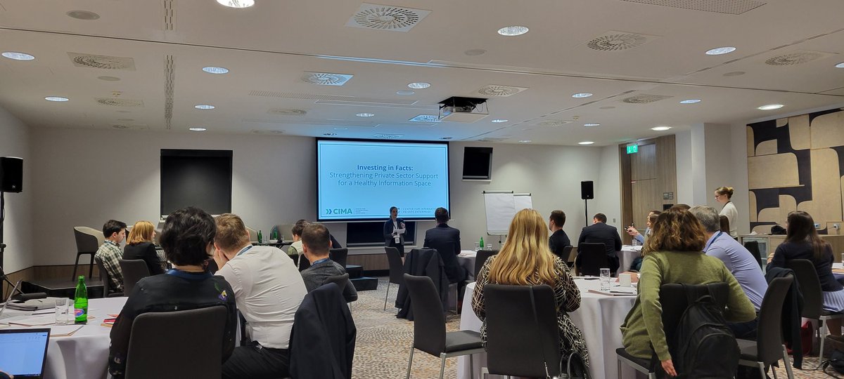 Excited to learn more about the intersection between #business and the healthy #information space. 
Deputy Director of <a href="/NEDemocracy/">NEDemocracy</a>'s media think tank <a href="/CIMA_Media/">CIMA</a>, <a href="/hgilberds/">Heather Gilberds</a> is kickstarting a timely conference organized together with <a href="/CIPEglobal/">Center for International Private Enterprise (CIPE)</a>.