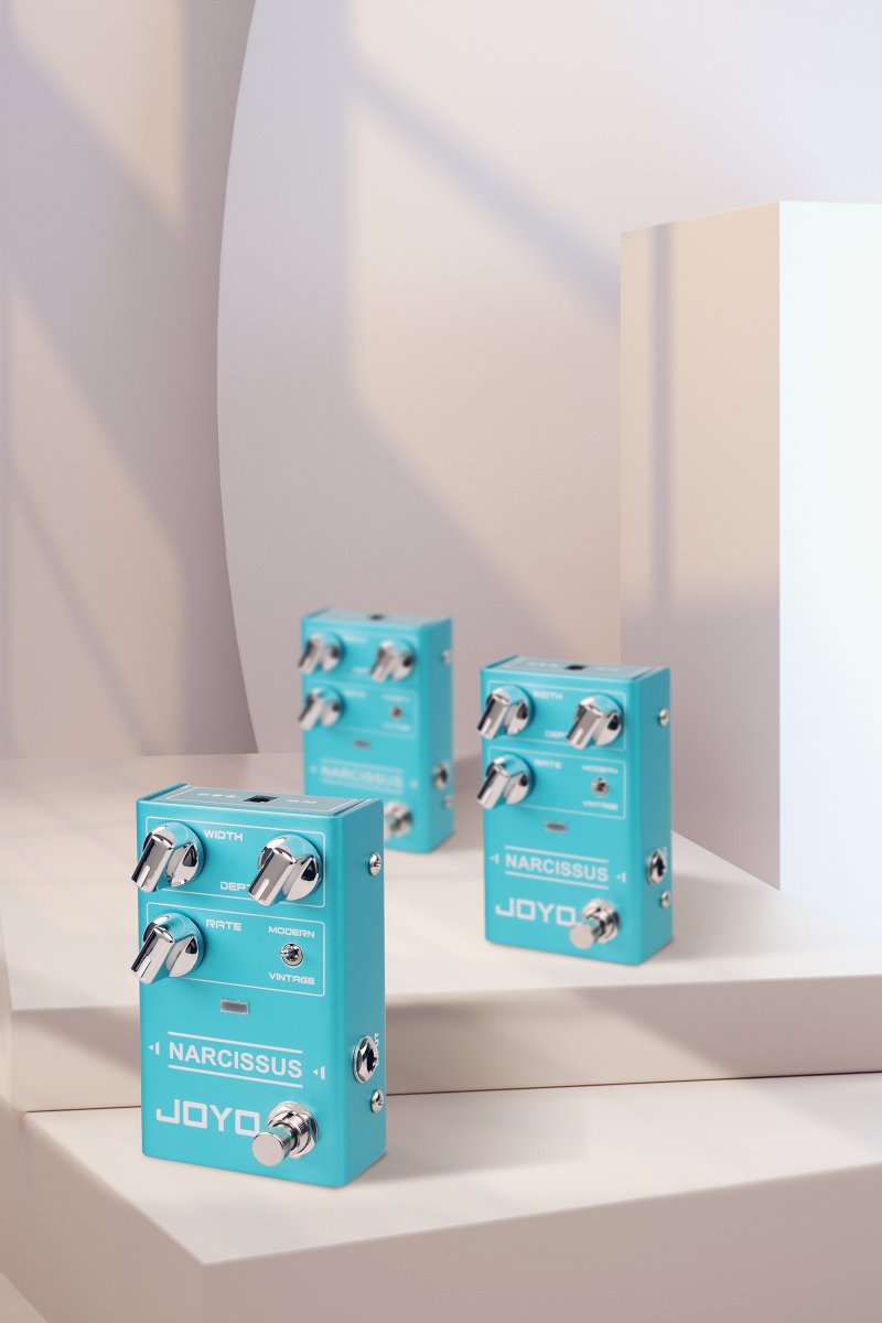 It’s a semi-analog circuit chorus pedal,delivering different styles of Chorus Effects via the 3knobs:WIDTH/DEPTH/RATE and the VINTAGE &amp; MODERN toggle switch.The multiple Chorus effects range from surreal,deep tone to fierce and Vintage Distortion tone,satisfying diversified needs
