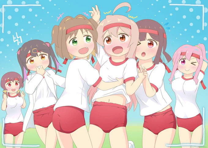 たすけて～!まひろちゃんイチャイチャしないの!#おにまい #おにまいお絵描き 