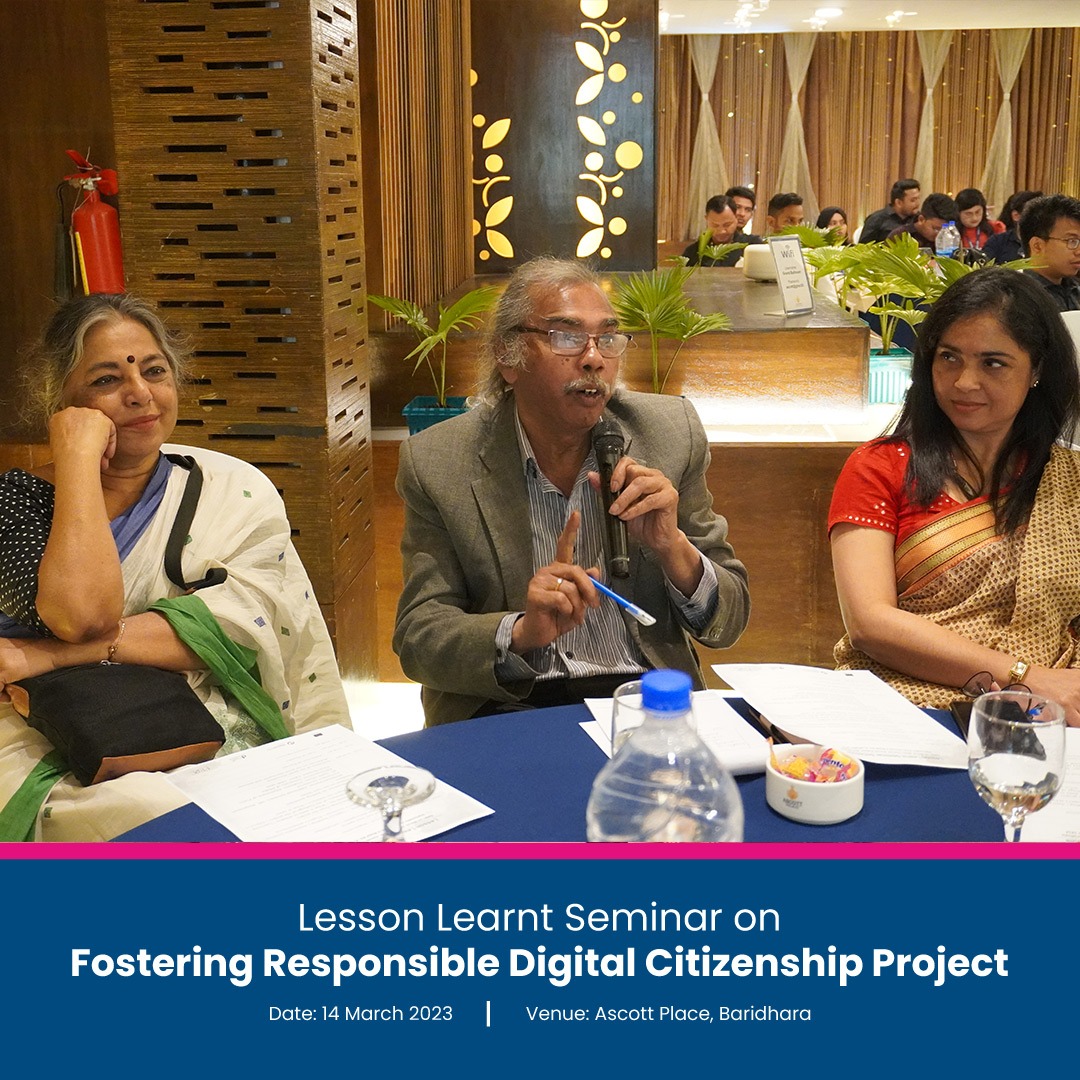 FNFinBangladesh's tweet photo. Dnet organized a Lesson Learnt seminar on Fostering Responsible Digital Citizenship (FRDC) on 14 Mar 2023, a project co-funded by @EUinBangladesh (EU) & @FNFreiheit (FNF).
#EUFRDC #EU #FNFBangladesh #Dnet #KnowYourNet #FollowForFreedom #FRDC #freedomofexpression #responsibility https://t.co/IBFC2TaLOM