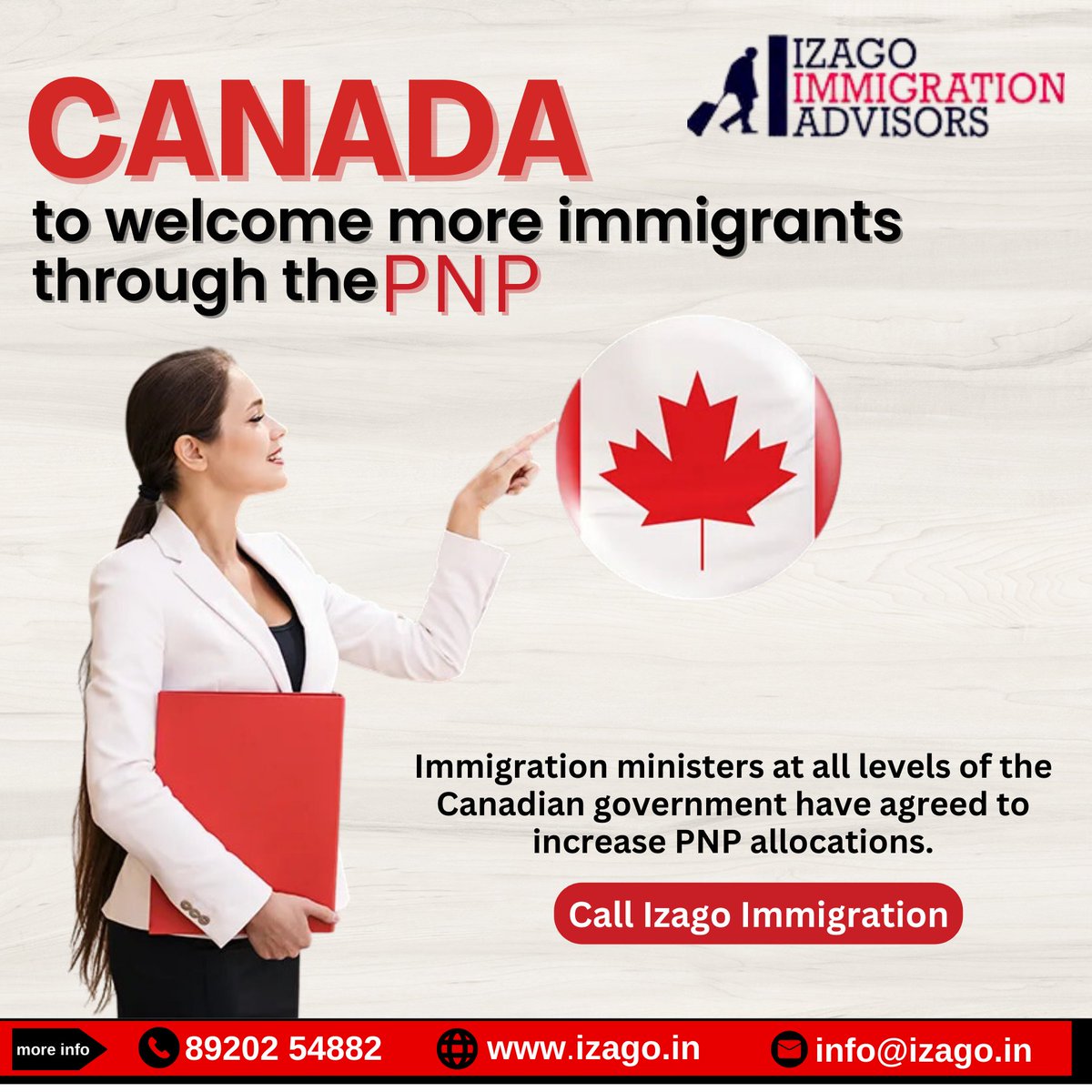 Canada to welcome more immigrants through the PNP
#consultants #immigratetocanada #canada #visaforcanada #skilledimmigration #canadaworkpermit #canadajobs #jobsincanada #immigration #canadapermanentresidencevisa #canada #nationwidevisas #izago #immigration #izago #immigration