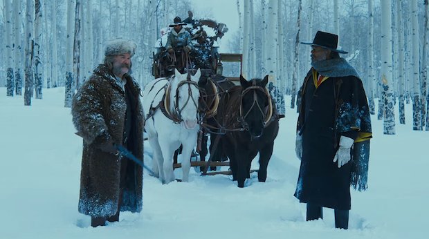 levmauc's tweet photo. ¡BOOM! NETFLIX estrenará el 25 de Abril la versión extendida de THE HATEFUL EIGHT de QUENTIN TARANTINO, compuesta por cuatro capítulos. Todavía no se ha confirmado de manera oficial que su estreno sea a nivel mundial, pero sí que tendrá más acción, sangre y violencia. https://t.co/2l6JeQCF5X