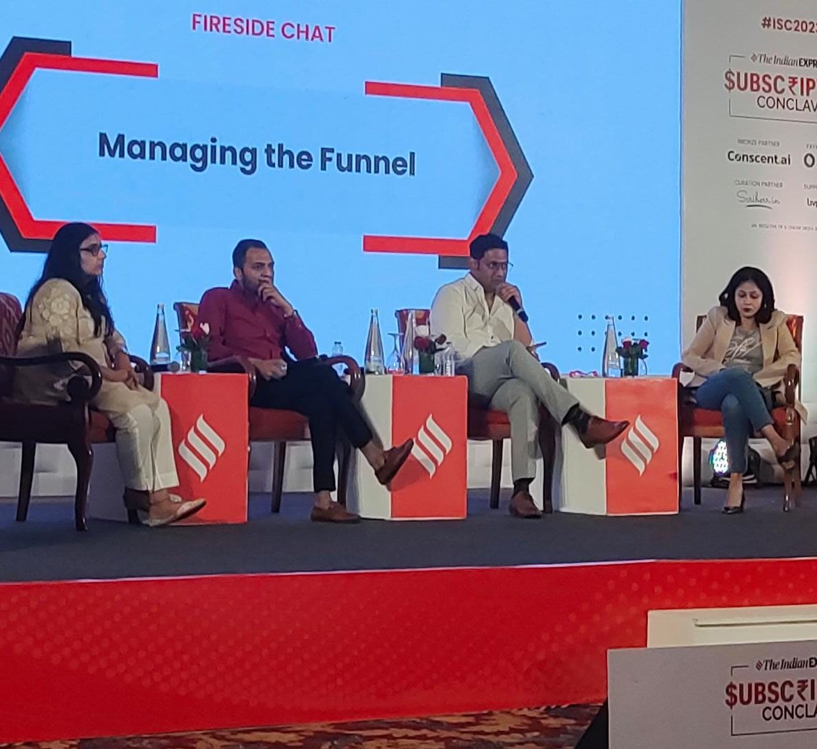 'Using content as a pull mechanism is one of the strategies that helps in #recurringpayment,' Sunny Sen, founder and CEO, Conscent

#ISC2023  #SubscriptionEconomy #subscriptions #funnel #mechanism