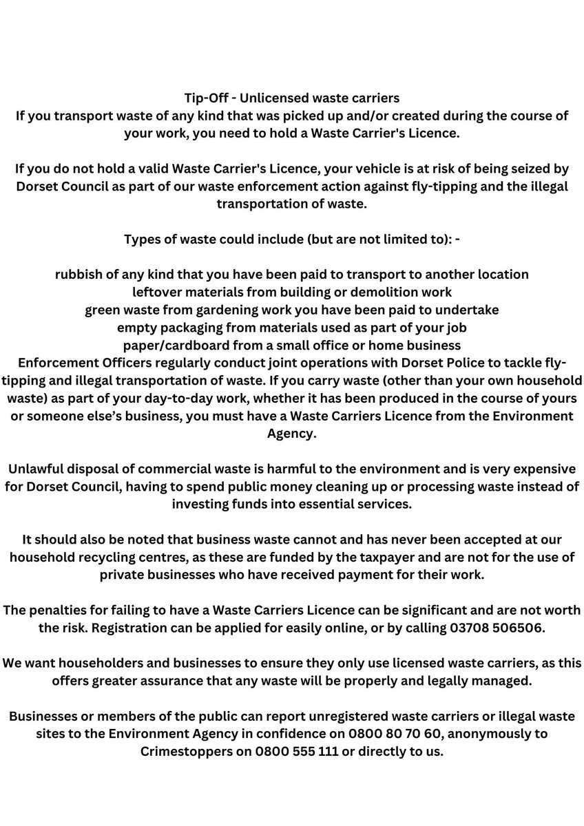 Another incidence of anti-social fly-tipping in our community at Randall's Hill, Lytchett Minster.  Do you have any information to locate the perpetrators? <a href="/bournemouthecho/">Bournemouth Echo</a> <a href="/bbcsouth/">Bethlehem South</a> <a href="/itvmeridian/">ITV News Meridian</a> <a href="/dorsetcouncil/">Dorset Council</a>