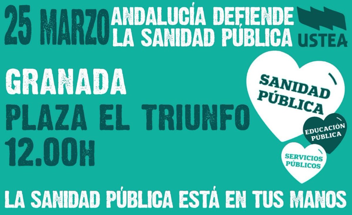 ANDALUCÍA DEFIENDE LA SANIDAD PÚBLICA
universidad.ustea.org/wp-admin/post.…