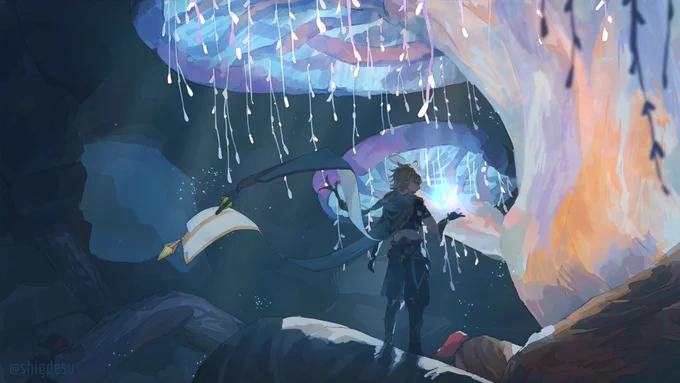 蛍光隘路 #GenshinImpact #Aether 