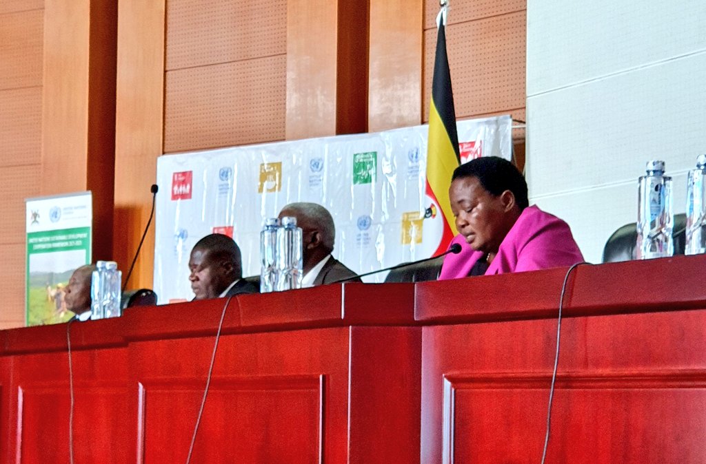 UN in Uganda (@UNinUganda) on Twitter photo 2023-03-23 10:00:33 'I want to thank @UNinUganda family for the support towards the fight against #COVID19, Ebola, refugees influx, food insecurity in Karamoja, floods in Bugisu and the the NDPIII midterm review,' Rt.Hon. Robinah Nabbanja, Prime Minister @GovUganda.#UNUgCooperationFramework 'I want to thank @UNinUganda family for the support towards the fight against #COVID19, Ebola, refugees influx, food insecurity in Karamoja, floods in Bugisu and the the NDPIII midterm review,' Rt.Hon. Robinah Nabbanja, Prime Minister @GovUganda.#UNUgCooperationFramework