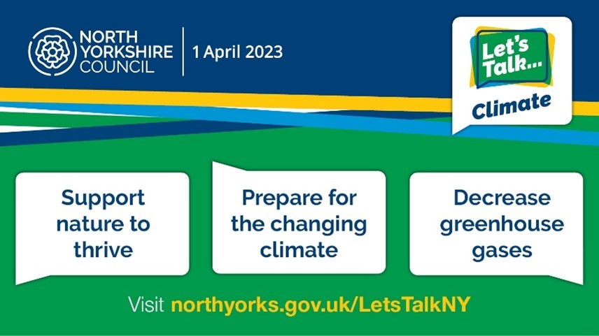 🌍 Have you taken part in Let’s Talk Climate? We want everybody in North Yorkshire to get involved. Tell us what's happening near you, what works, what doesn’t & what we can do moving forward to achieve Net Zero as a county by 2030 at 👇 ow.ly/RYgj50N3lMo #LetsTalkClimate