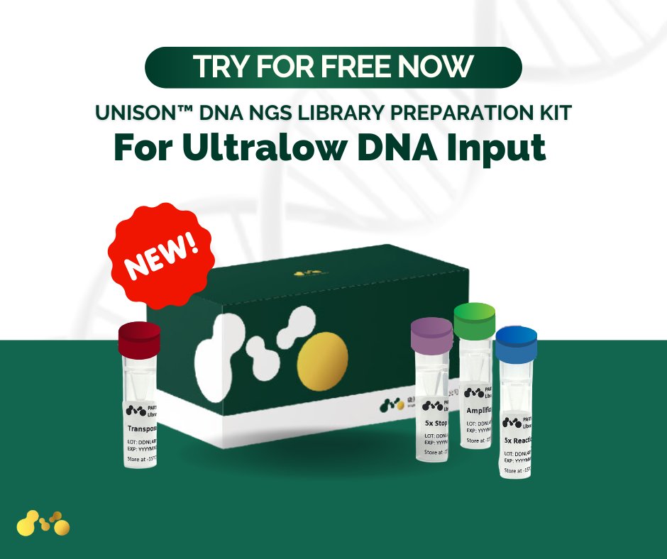 micronbrane's tweet photo. Struggling with low DNA input for your NGS library? 
Try our new Unison™️ Ultralow DNA NGS Library Prep Kit optimized for inputs as low as 10 pg.

Try for free now: https://t.co/jFrZ1JD5wY
more in datasheet: https://t.co/iKBO9E7jY2

#micronbrane #NGSlibraryprep #uniforminsertsize https://t.co/5ZCSGxies7
