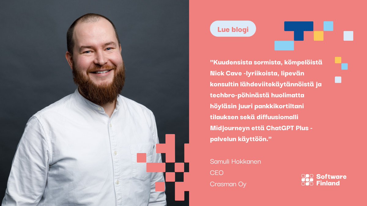 Software_FI's tweet photo. @shokkanen @crasmanilta otti testiin uusimpia tekoälytyökaluja. Lue onko arviot yhtä karvaita kuin mitä Nick Cave antoi tyyliään matkivan ChatGPT:n sanoituksista. Lue blogi 👉 https://t.co/V1zGTlWedM #tekoäly #SoftwareFinland #teknologia #ohjelmistoala #ohjelmistokehitys #Ai https://t.co/SQM53h5q0k