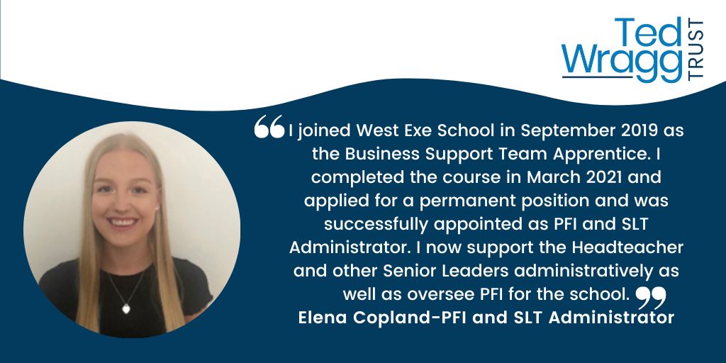 Hear directly from our staff about the supportive, inclusive and collaborative culture at the Ted Wragg Trust. This week’s testimonials comes from Elena Copland at @WestExeSchool #retaininggreatpeople #transforminglives tedwraggtrust.co.uk/page/?title=Te…