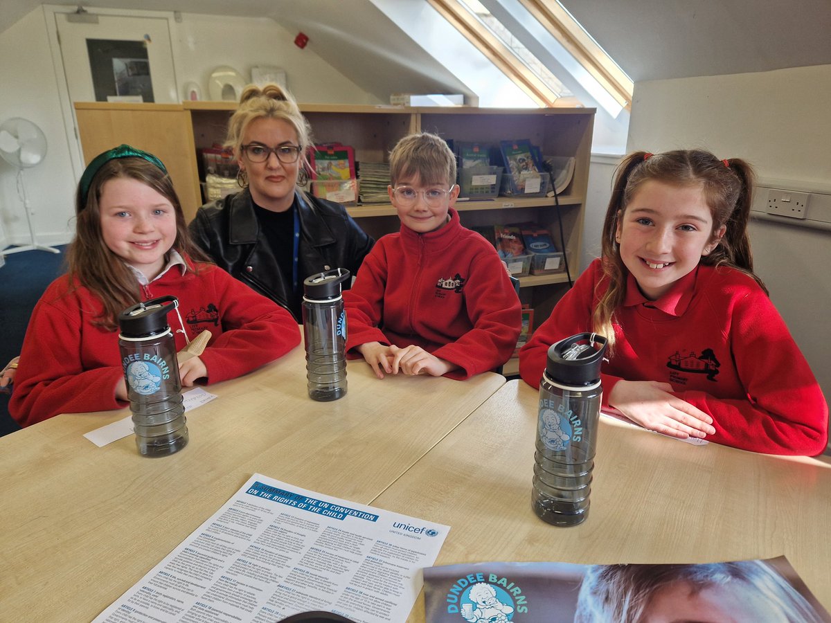 Katie Milne (@katieliffht) on Twitter photo Thank you to Susan <a href="/DundeeBairns/">Dundee Bairns</a> for visiting our Little Liff Leaders <a href="/LiffPS/">Liff Primary</a> who have chosen to support this charity through fundraising and campaigning as part of our whole school Rights Respecting School journey #pupilleadership #nochildshouldgohungry
#Article27 Thank you to Susan <a href="/DundeeBairns/">Dundee Bairns</a> for visiting our Little Liff Leaders <a href="/LiffPS/">Liff Primary</a> who have chosen to support this charity through fundraising and campaigning as part of our whole school Rights Respecting School journey #pupilleadership #nochildshouldgohungry
#Article27