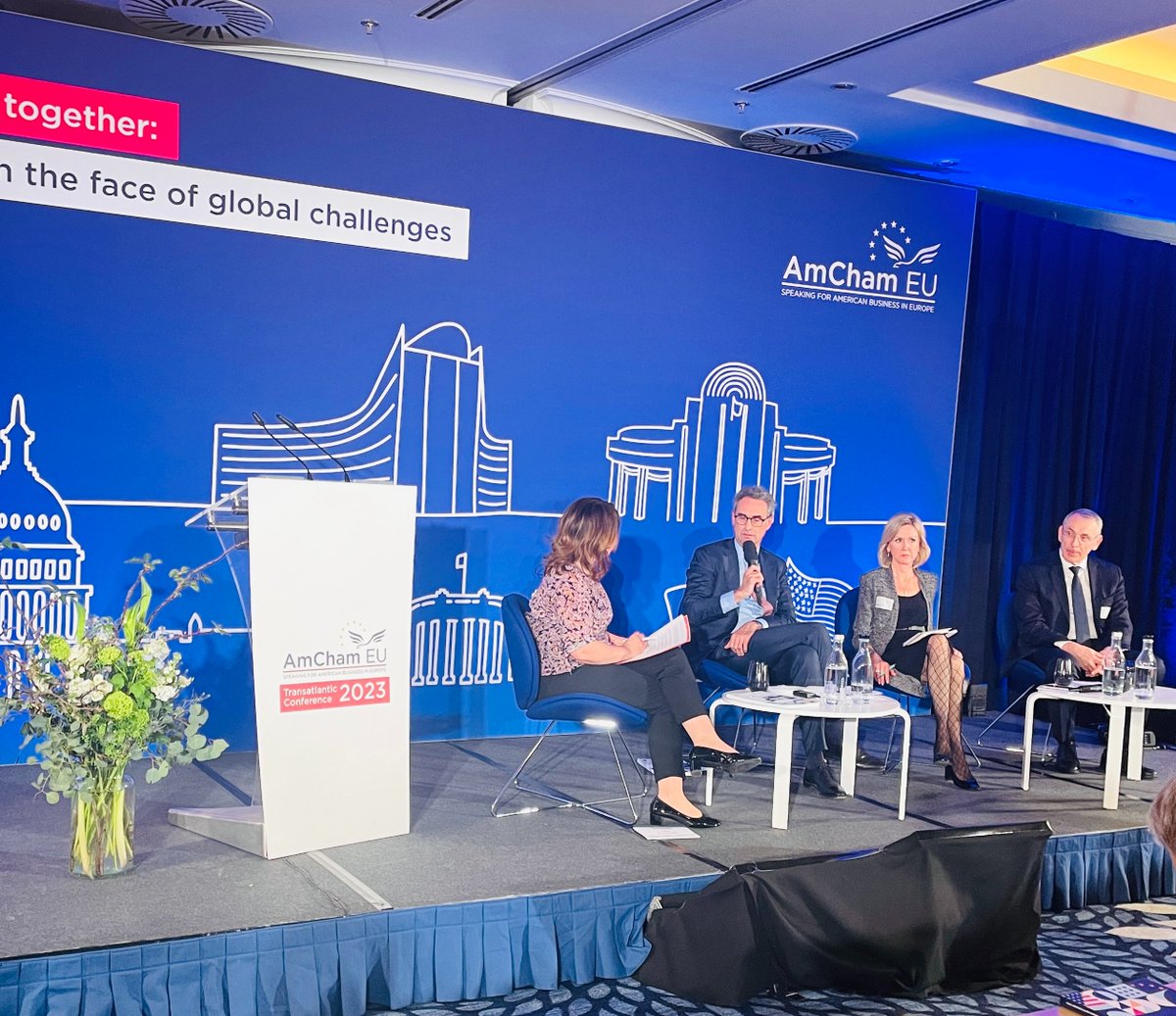 Yesterday I had the opportunity to participate in the <a href="/AmChamEU/">AmCham EU</a> #Transatlantic Week, where we discussed the importance of transatlantic cooperation in maintaining #reliable, #secure energy sources and progressing to a #loweremission energy future.
