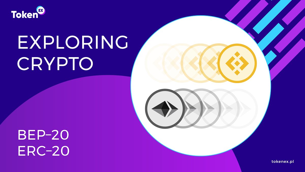 TokenEX_'s tweet photo. If you’ve seen the terms ERC-20 or BEP-20 and wondered what they mean, we’re here to help out! They’re basically standards for token development on different  blockchains. Find out more 👉https://t.co/d2tzy3bV3Y
#blockchain #cryptocurrency https://t.co/f7dIgIiNbX