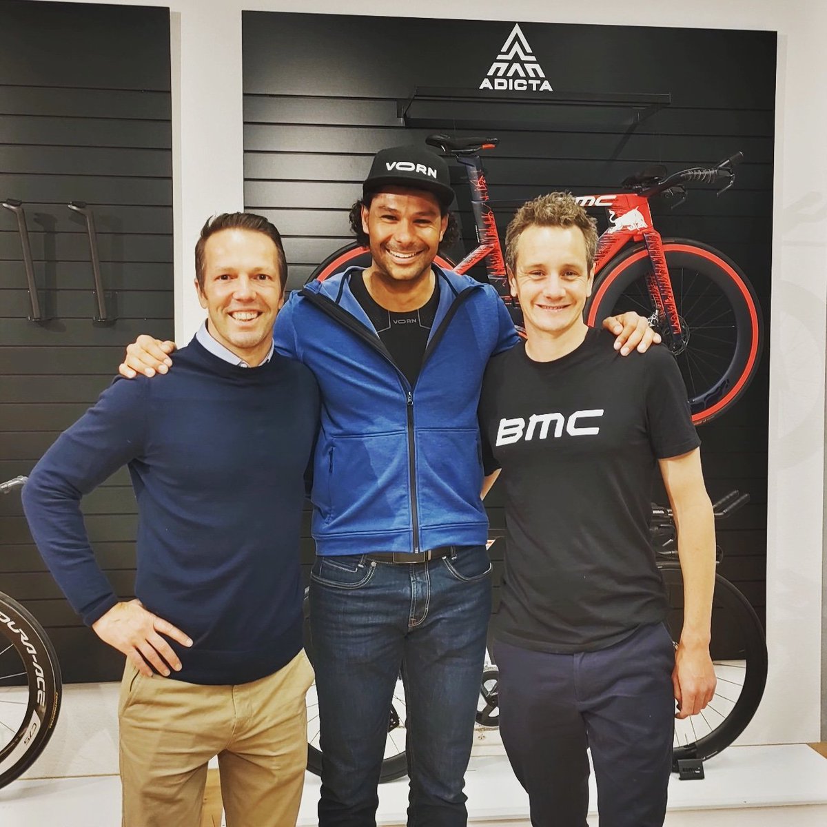 Meeting with these two legends!