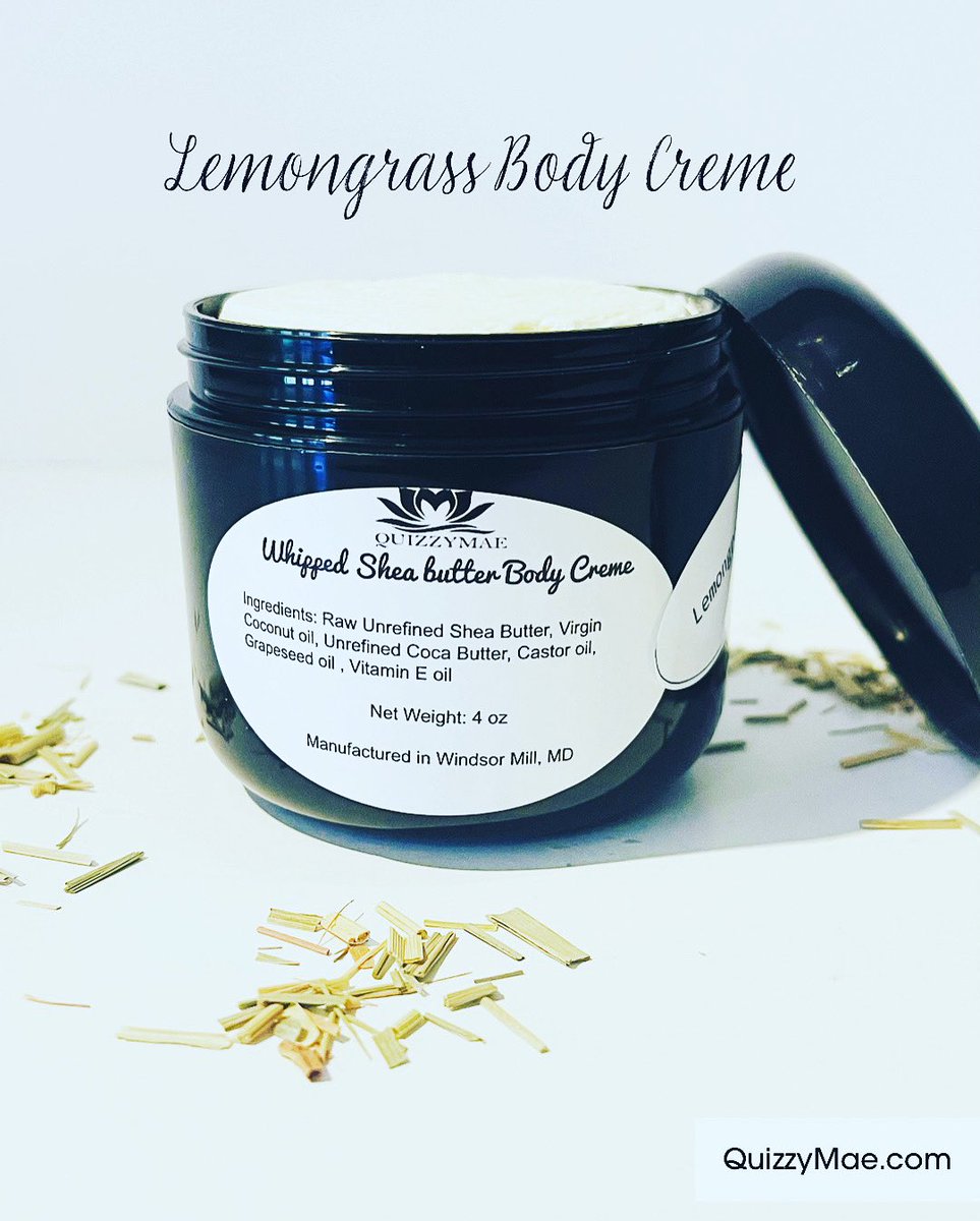 quizzy_mae's tweet photo. It’s Butter season‼️ Treat your skin to freshly handmade whipped body creme! Lemongrass, Lavender, or Unscented. Made with Organic essential oils. Shop now at https://t.co/ZhoATyxrgz 

#lemongrasssoap #handmadesoap #mothersdaygift #blackownedbusiness #buyfromablackwoman https://t.co/tsaItIDV4X