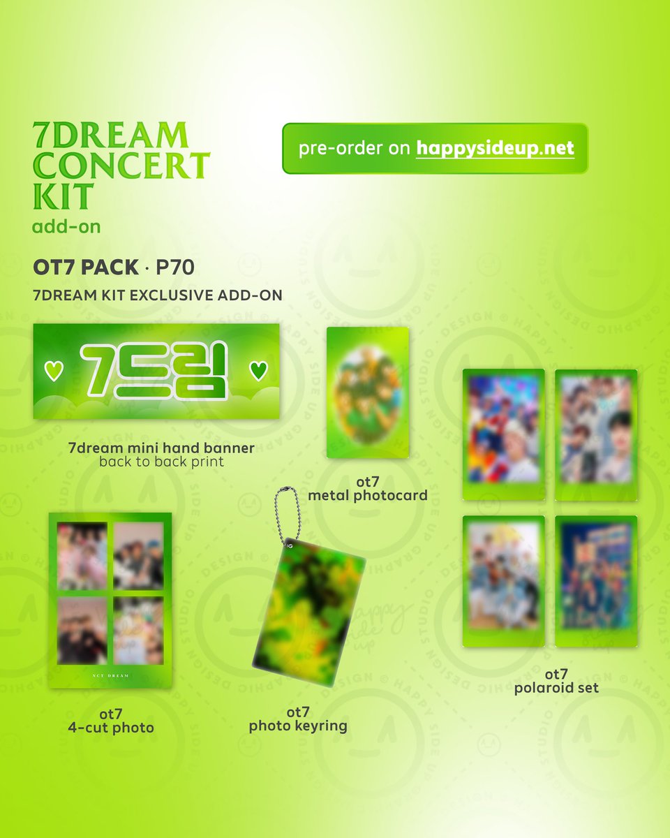 happysideup_ph's tweet photo. ✿ 7DREAM concert kit pre-order

[💚] please help rt | wts lfb ph
─ tote bag + inclusions
─ doo/dop: apr 4
─ eta: apr 17-19
─ price: 349-499
─ 10% off until mar 24

✿ pre-order link → https://t.co/Zph4uxZOBa

#NCTDreaminManila
#THEDREAMSHOW2_in_MANILA 
#TDS2inManila nct https://t.co/FwFezUCSj2