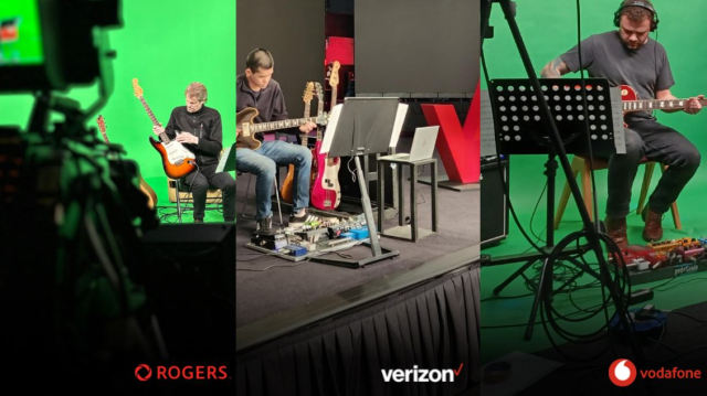 acvodafone's tweet photo. Thanks to #MEC, #5G &amp; the Edge Discovery Service API, Vodafone rocked the stage at #MWC23 with musicians who performed together from across the globe, without missing a beat! Find out more about our world-first demonstration: https://t.co/RY8N95jxgu https://t.co/RvHH0gWD1p