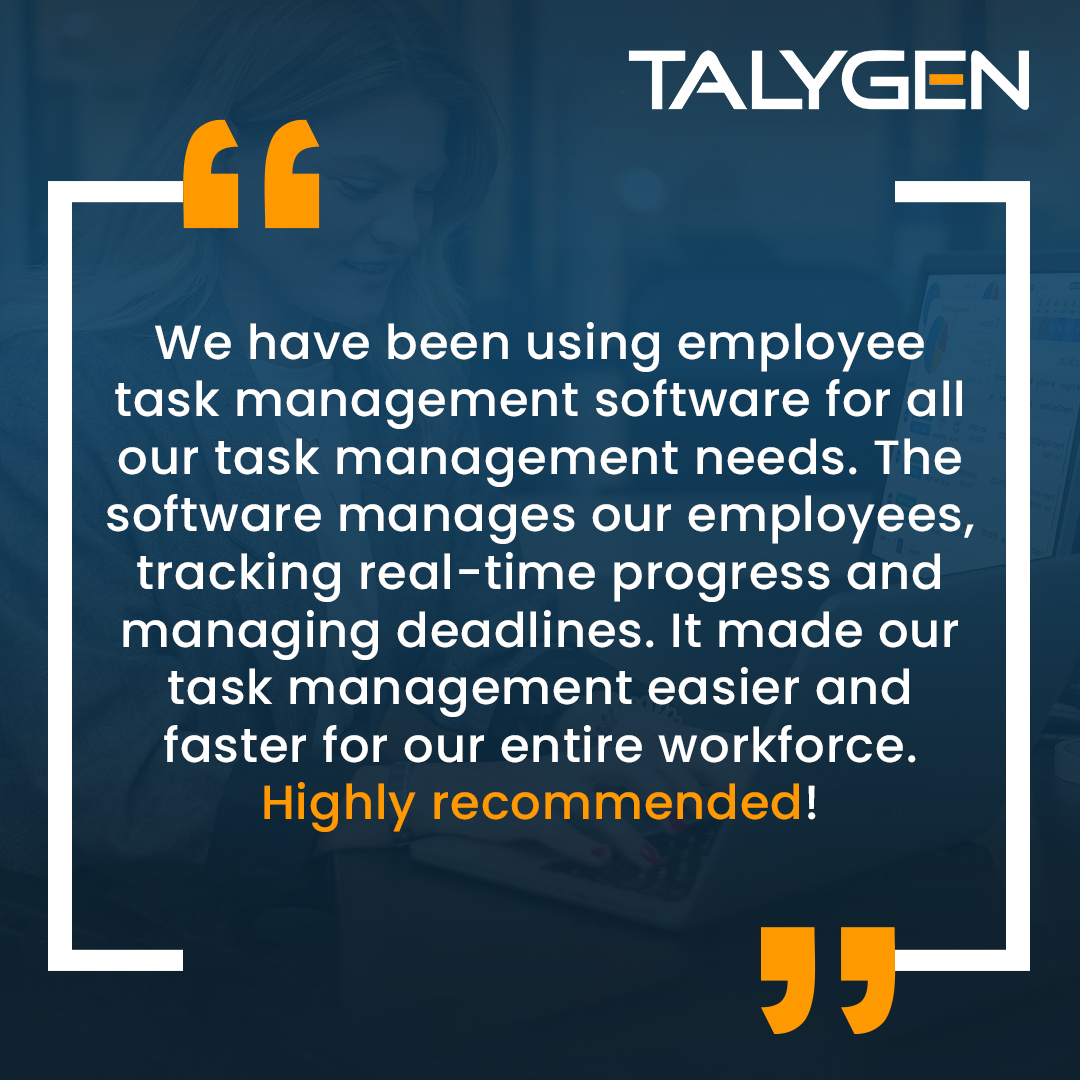 TalygenInc's tweet image. Keep your team productive and on track with easy-to-use employee task management software.
talygen.com/Online-Employe…

 #employeetaskmanagementsoftware #employeetaskmanagement #employeetasktracking