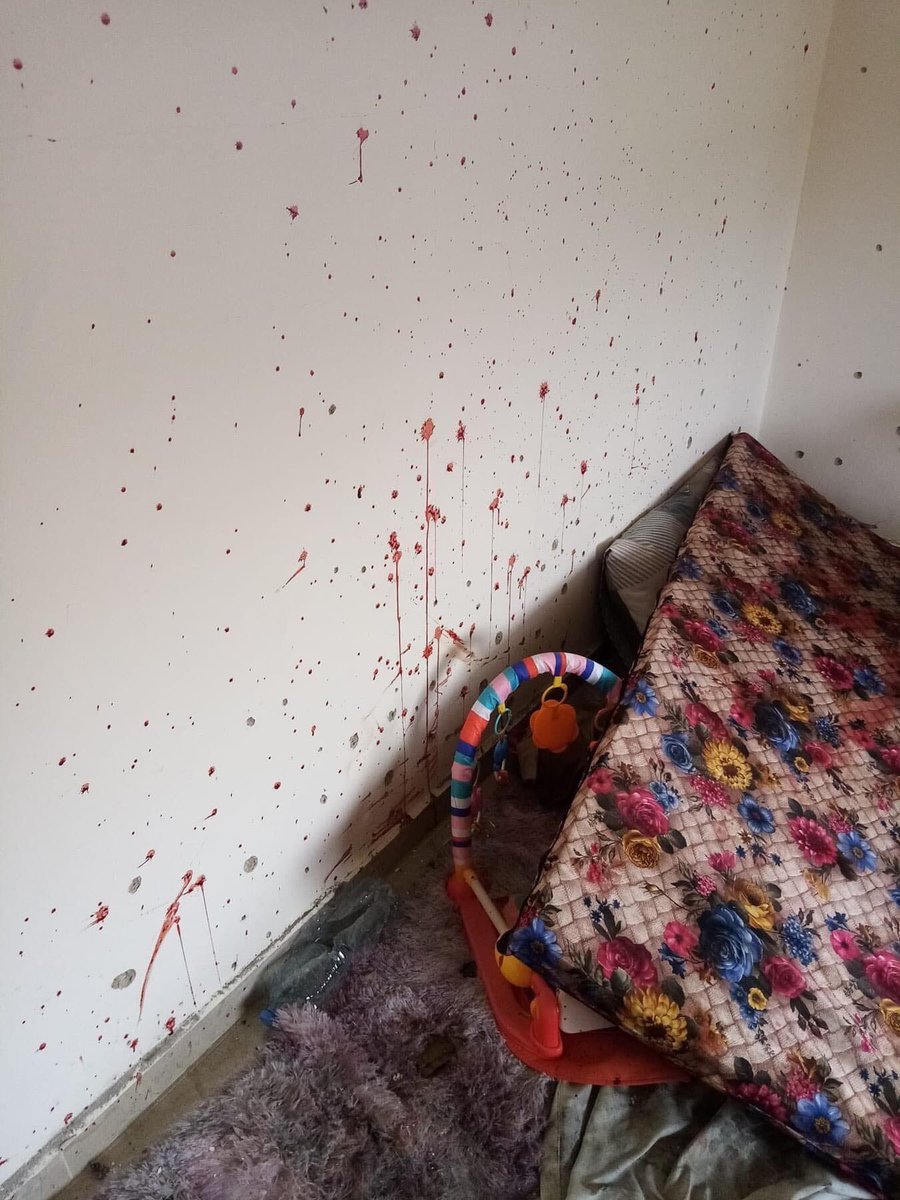 Timesofgaza's tweet photo. Pictures from the house where a Palestinian was killed by the lsraeli occupation forces east of Tulkarm. https://t.co/9fgE6ZT077