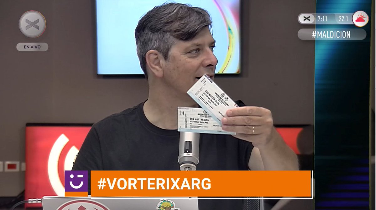 Vorterix's tweet photo. #Maldicion | 🚨¡¡¡HOY SE ANUNCIA EL GANADOR DE LAS DOS ENTRADAS!!!🚨

👉Todavía te queda un rato para seguir participando y darle un argumento convincente a MP para que te las regale usando #VorterixARG 

🔴https://t.co/NIqYGrSfht https://t.co/2ikSA3tap7