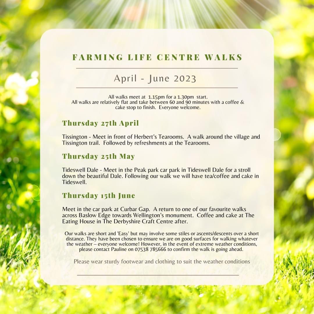 Our new walks programme is out.  It would be great to see you...