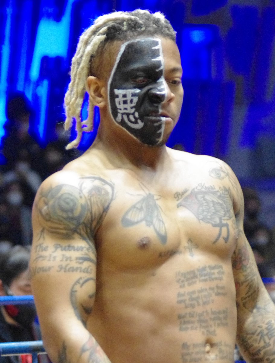 konamuran's tweet photo. 2023.3.21 新日本プロレス@アオーレ長岡
表情豊かなリオ・ラッシュ選手👿
@IamLioRush
#njpw #njcup #BadChild #リオ・ラッシュ #LioRush https://t.co/9d5MJ0zxVM
