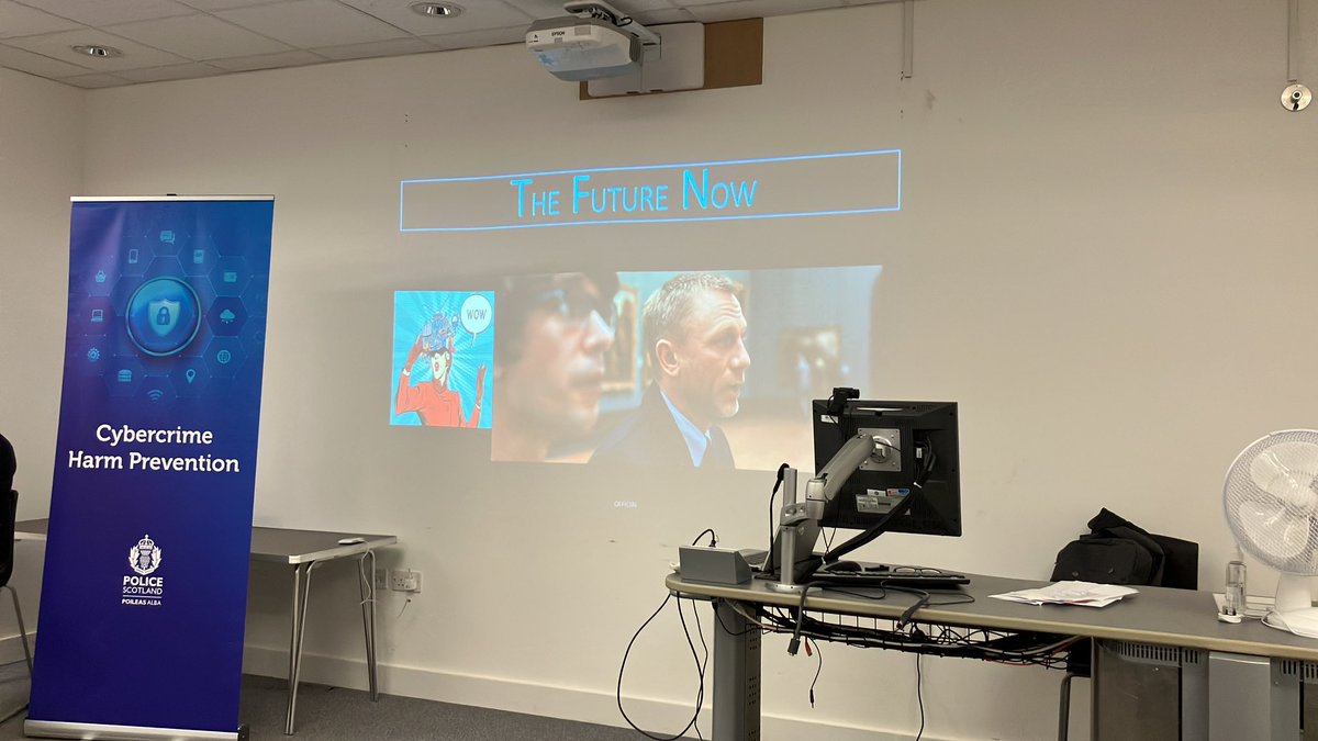 ForresScience's tweet image. Next session @SmartSTEMs with Police Scotland on Cybercrime @UHIMoray