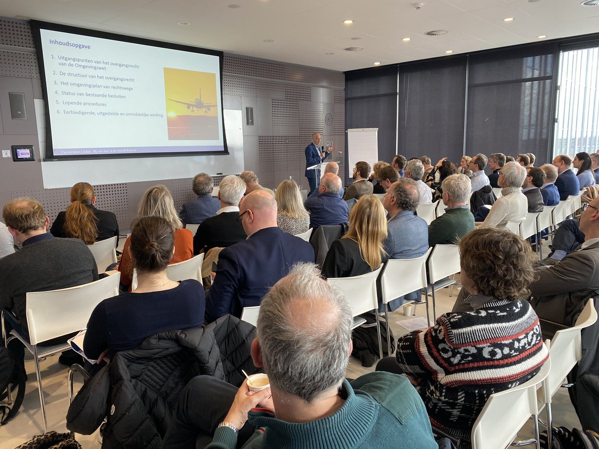 Vandaag het eerste seminar in 2023. Thema: overgangsrecht in en bij omgevingsplannen.

#omgevingswet #bouwrecht #vbr