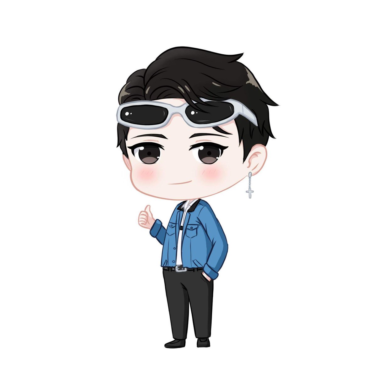NewIDJomOFC's tweet photo. @jomaceronn as a chibi in his “Hit Me” outfit!☺️

a bday gift to Jom from a loving fan (IG: @/kimbella_ocampo)!🫶🏼

#JomAceron https://t.co/Iuj0ASXG7J