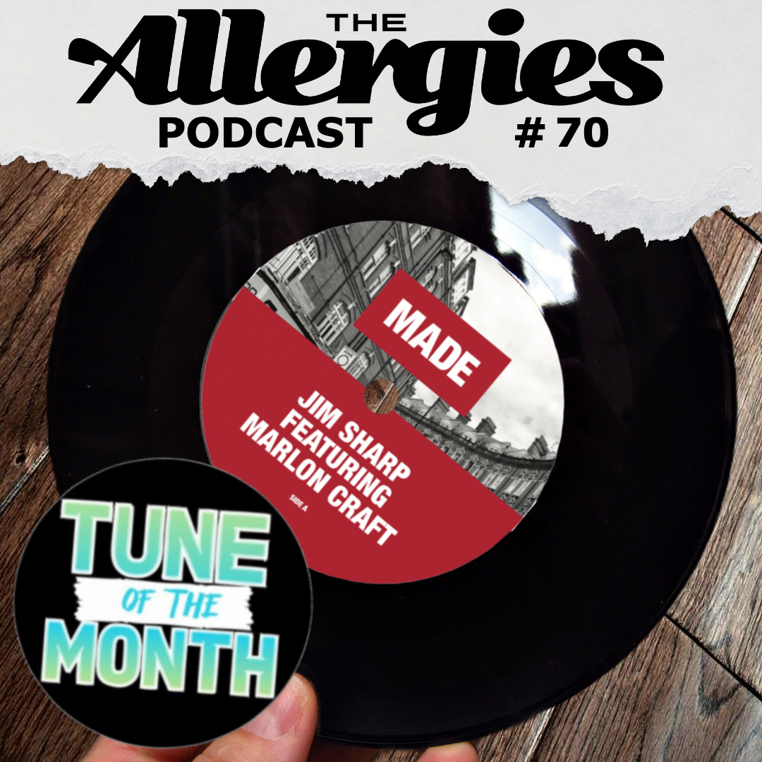 What a "TUNE OF THE MONTH" on our latest podcast.
Bonafide rap banger from <a href="/jimsharpuk/">Jim Sharp</a> and <a href="/MarlonCraft/">Marlon Craft</a> 😮

Full show: linktr.ee/allergiespodca…
JS BC: jimsharp.bandcamp.com/album/made-fea…