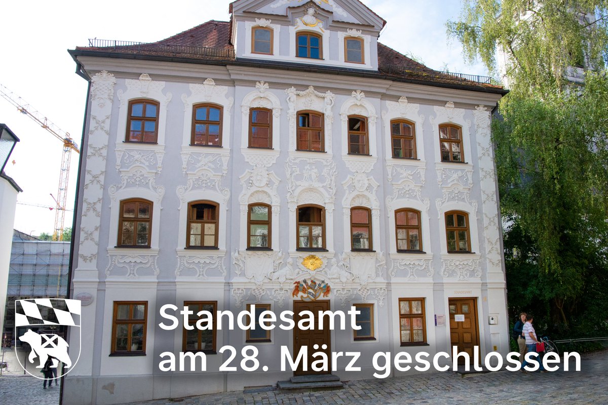 Wegen der Frühjahrs-Dienstbesprechung der Standesbeamt*innen des Landkreises #Freising bleibt unser Standesamt am Dienstag, 28. März 2023, ganztägig für den Parteiverkehr geschlossen.