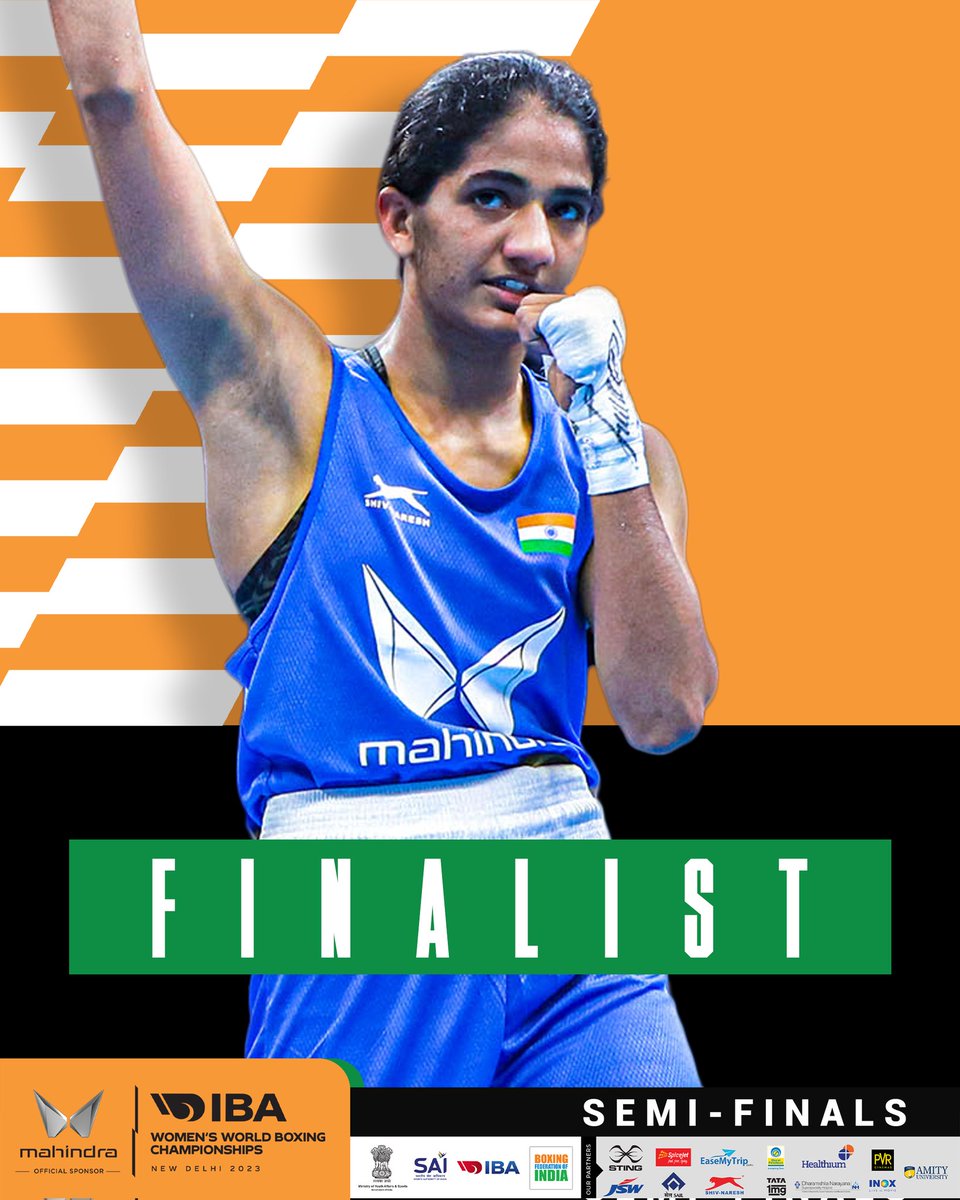 Boxing Federation (@bfi_official) on Twitter photo Nitu in the Finals 🤩🔥
Wins the bout 5️⃣-2️⃣ 💪
Book your tickets, to not miss the action 🔗:bit.ly/3YKuOGp
<a href="/AjaySingh_SG/">Ajay Singh</a> l <a href="/debojo_m/">Debojo Maharshi</a>
#itshertime #WWCHDelhi #WorldChampionships <a href="/IBA_Boxing/">IBA</a> <a href="/Media_SAI/">SAI Media</a> <a href="/NituGhanghas333/">NituGhanghas</a> Nitu in the Finals 🤩🔥
Wins the bout 5️⃣-2️⃣ 💪
Book your tickets, to not miss the action 🔗:bit.ly/3YKuOGp
<a href="/AjaySingh_SG/">Ajay Singh</a> l <a href="/debojo_m/">Debojo Maharshi</a>
#itshertime #WWCHDelhi #WorldChampionships <a href="/IBA_Boxing/">IBA</a> <a href="/Media_SAI/">SAI Media</a> <a href="/NituGhanghas333/">NituGhanghas</a>