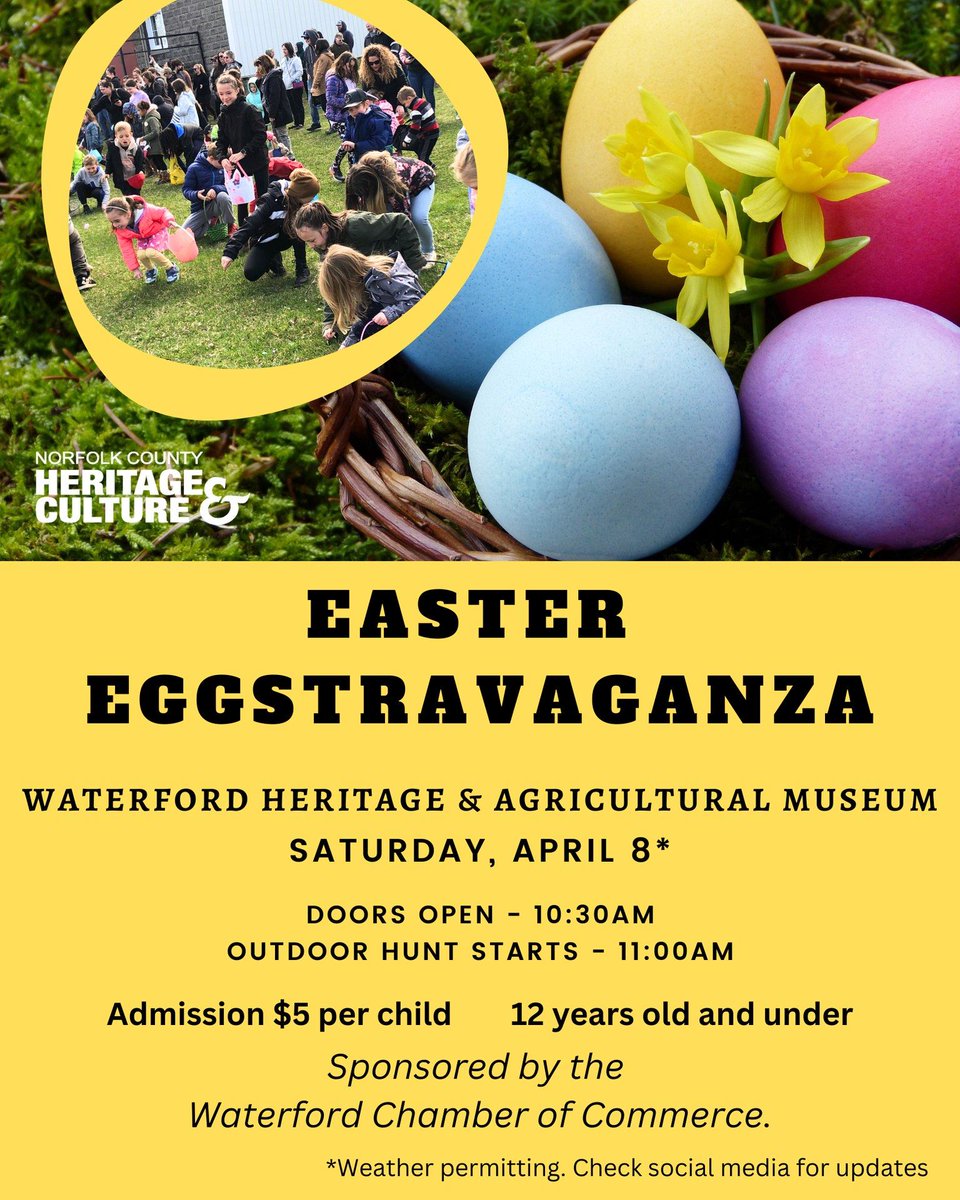 Join WHAM Saturday April 8th for our famous Easter Eggstravaganza! 

Doors open at 10:30a.m. on a first come, first served basis. Outdoor egg hunt starts at 11:00a.m.

Admission is $5 per children (12 years and under.)
*Bring your own basket.