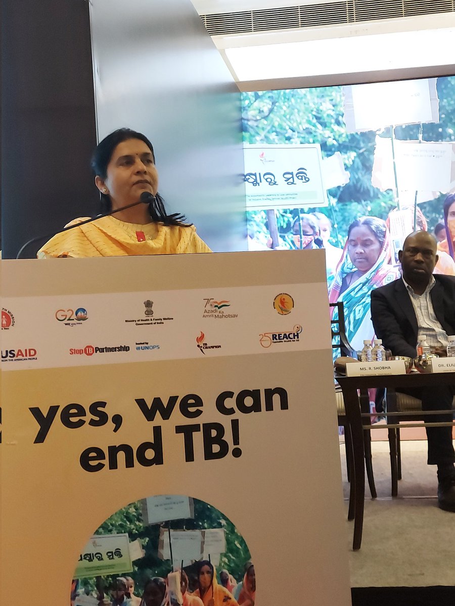 "We are here to reiterate our commitment to #endTB in India. #TBChampions are our social capital, they are the people who can take this forward". So grateful to Madam Roli Singh, AS &amp; MD, <a href="/MoHFW_INDIA/">Ministry of Health</a>, for being with us today.